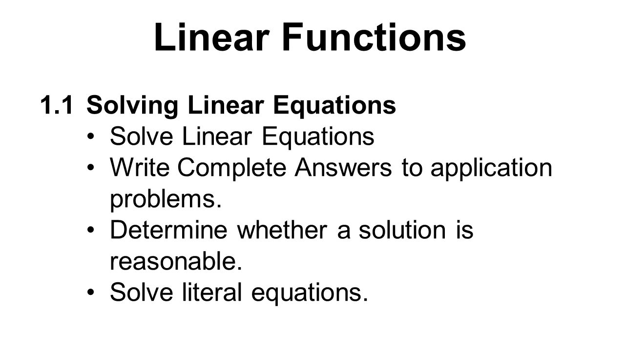 writing and solving equations ppt